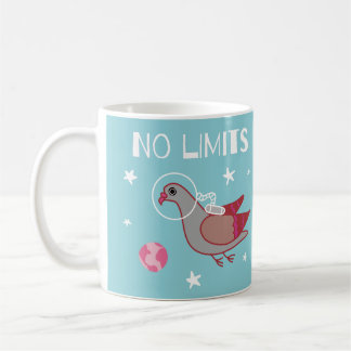 Space pigeon coffee mug