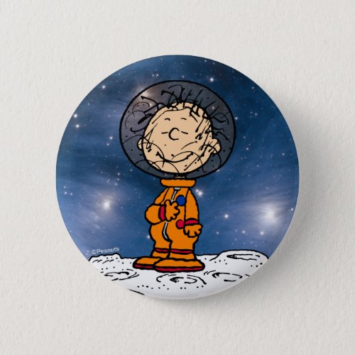 SPACE  Pigpen Astronaut Button