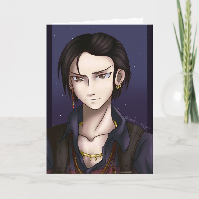 Space Pirate Portrait Card (Front)