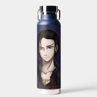 Space Pirate Portrait Water Bottle