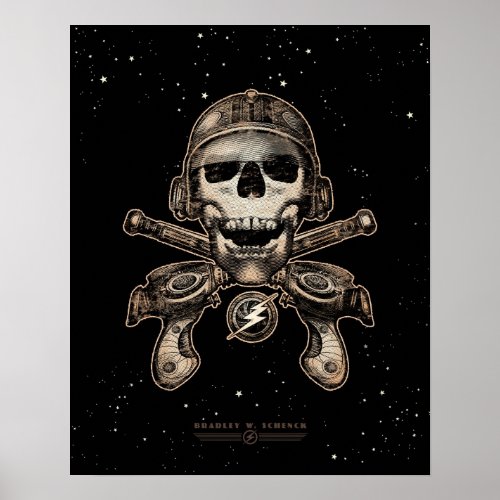 Space Pirate (rayguns) poster (16x20