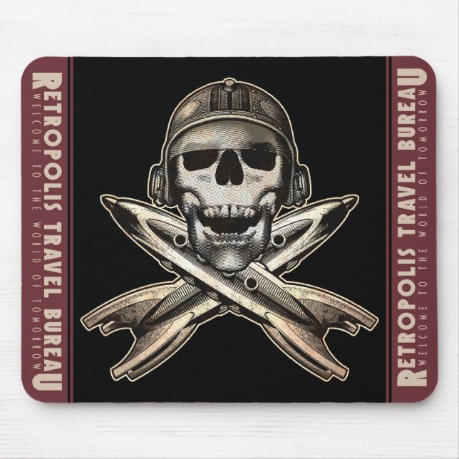 Space Pirate (Rockets) Mouse Pad (Front)