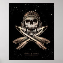 Space Pirate (rockets) poster (16x20