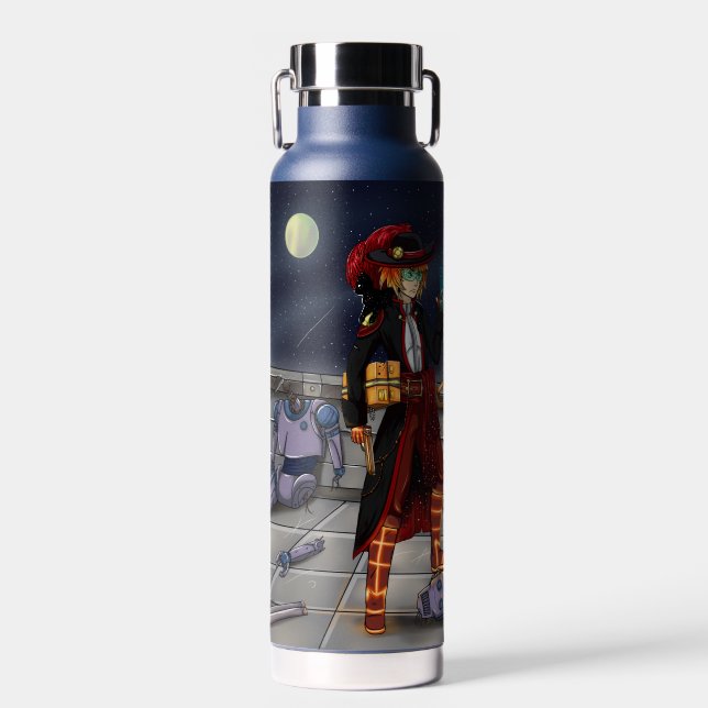 Space Pirate Water Bottle (Front)