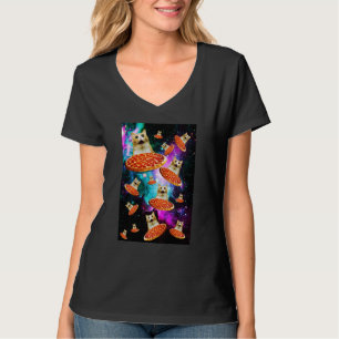 Space Pizza Cat Astronaut Kitten Sarcasm Food Gala T-Shirt