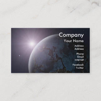 Space Planet Business Card
