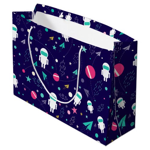 Space Planets and Astronaut Large Gift Bag