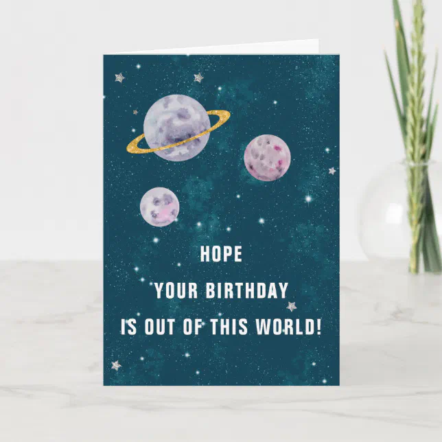 Alien Space Birthday Card | 3D Magnet Greeting Cards | Kid's Birthday – Pango Productions