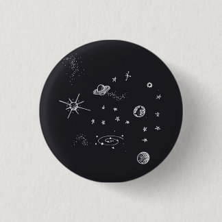 Space Planets Pinback Button