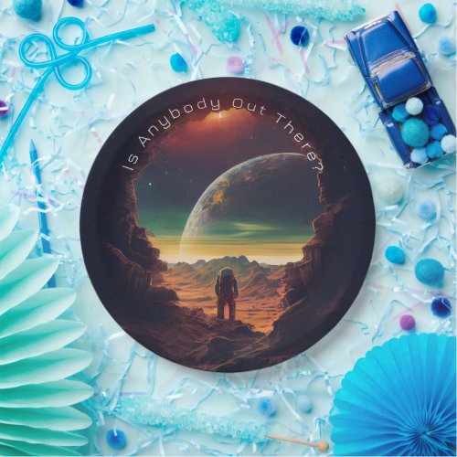 Space Planets Sun Astronaut  Cave  Paper Plates