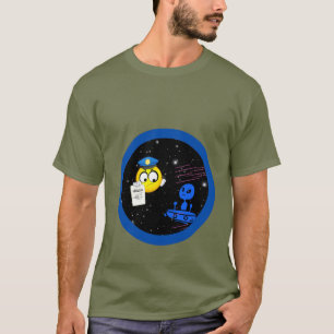 Space Police Design T-Shirt