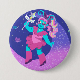 Space Princess Button
