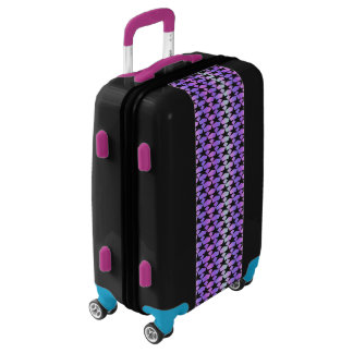Space Princess Starry Fishnet Pastel Rainbow Luggage