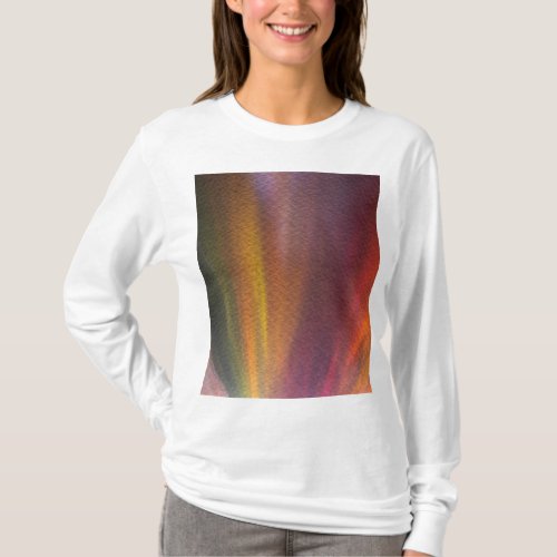  Space Prisms Abstract lights Pattern T_Shirt