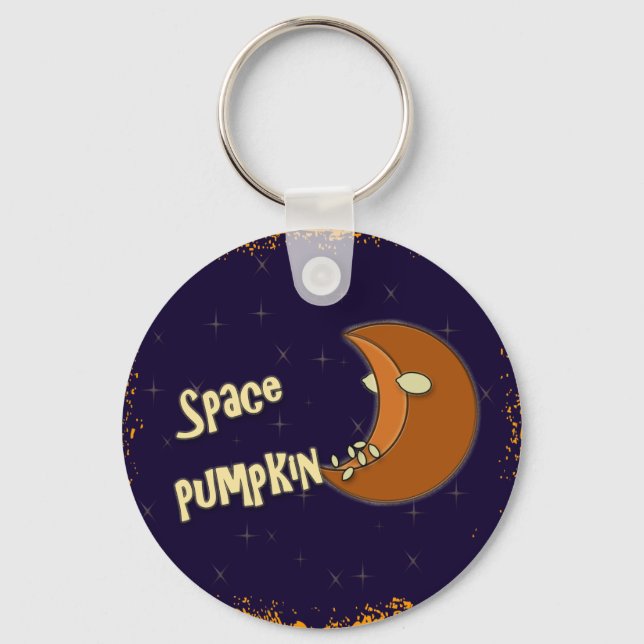 space pumpkin keychain (Front)