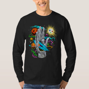 Space Push Through   Galaxy In Solar System T-Shirt