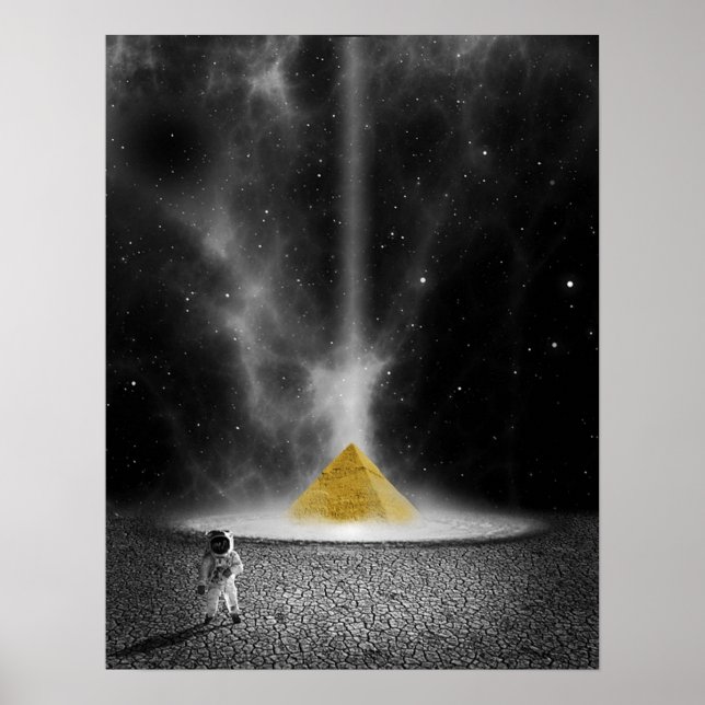 Space Pyramid Poster (Front)