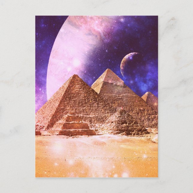 Space Pyramids Postcard (Front)