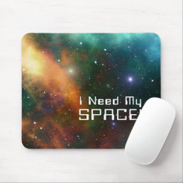 Space Quote Astronomy Cosmic Nebula Stars Galaxy Mouse Pad