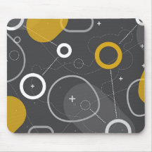 Space Race Abstract Mousepad