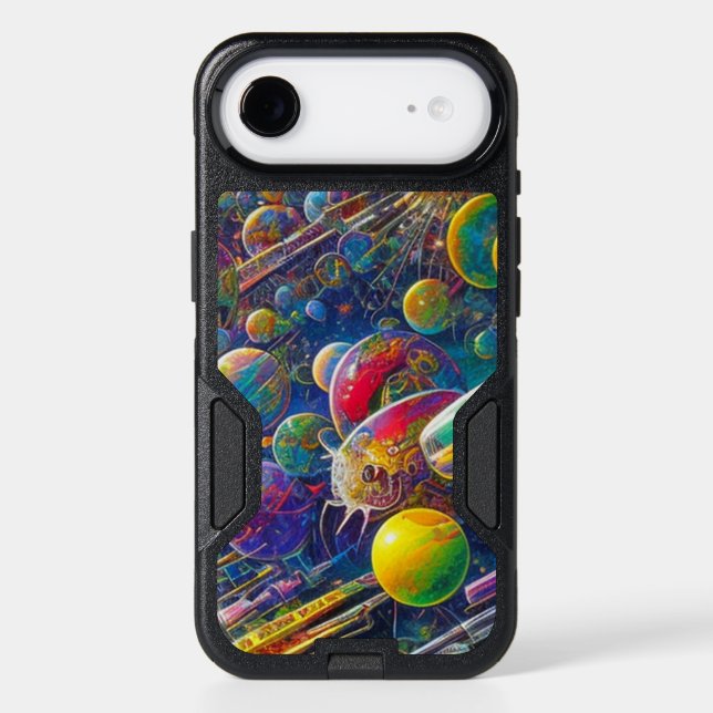 Space Race Apple iPhone 17 Air OtterBox Com case (Back)