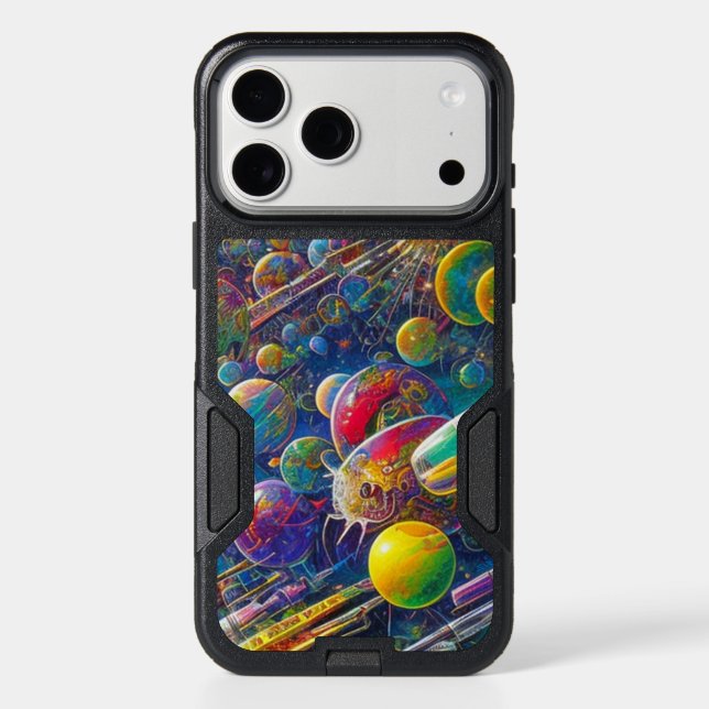 Space Race Apple iPhone 17 Pro Max OtterBox C case (Back)