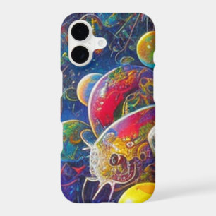 Space Race closeup Apple iPhone 17 Slim case