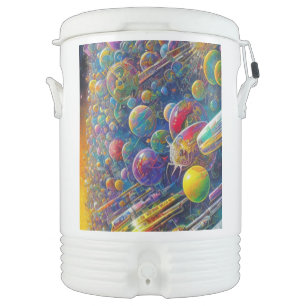 Space Race Igloo beverage cooler 10 gallon