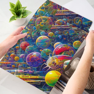 Space Race large shipping envelope mailers