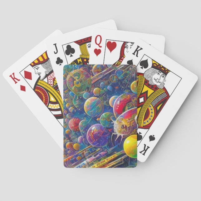 Space Race Poker playing cards (Back)