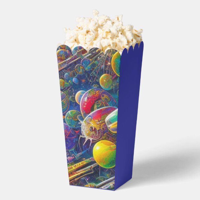 Space Race popcorn boxes (Popped)