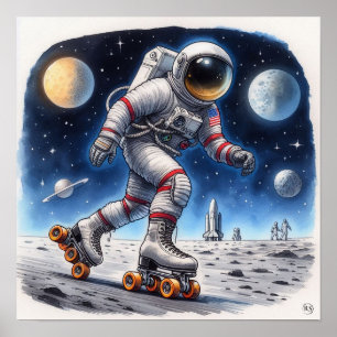 Space Race Poster