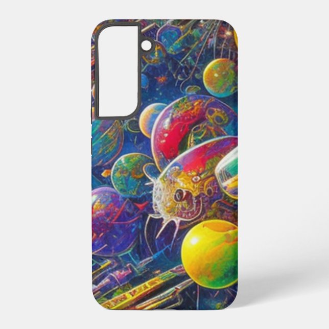 Space Race Samsung S22 Plus phone case (Back)