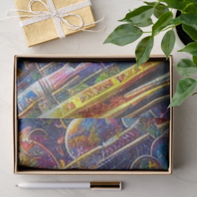 Space Race tissue paper (Gift)