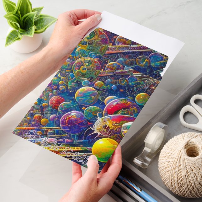 Space Race w title small shipping envelope mailers (Desk)