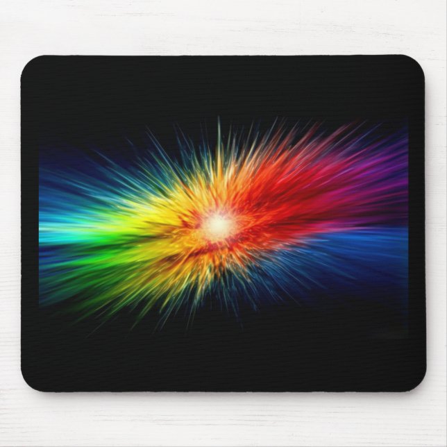 Space Rainbow Mouse Pad (Front)