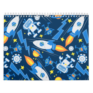 Space robot calendar