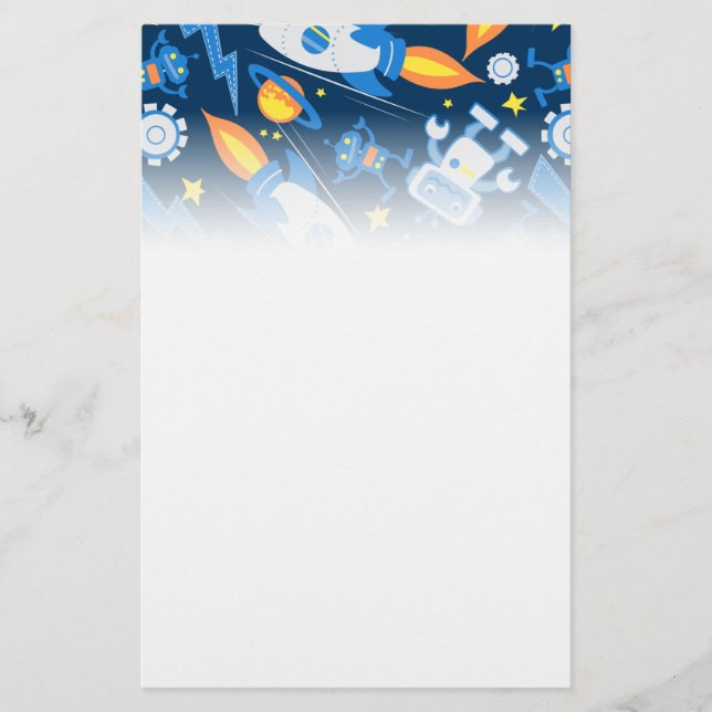 Space robot stationery (Front)