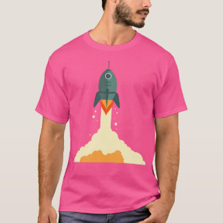 Space Rocket Astronaut 	 Astronomy Exploration T-Shirt