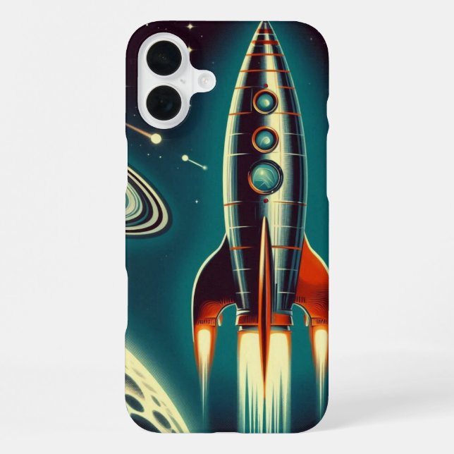 Space Rocket  Iphone Case (Back)