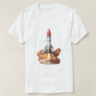 Space Rocket Launch T-Shirt