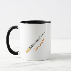 Space Rocket Saturn V Mug