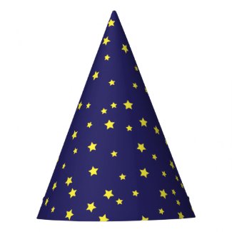 Space Rocket Star Ship 1st Birthday Party Hats