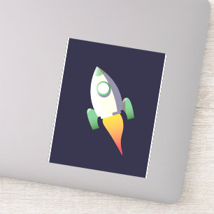 Space Rocket Sticker
