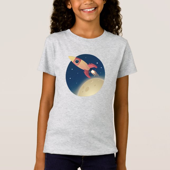 Space Rocket T-Shirt (Front)