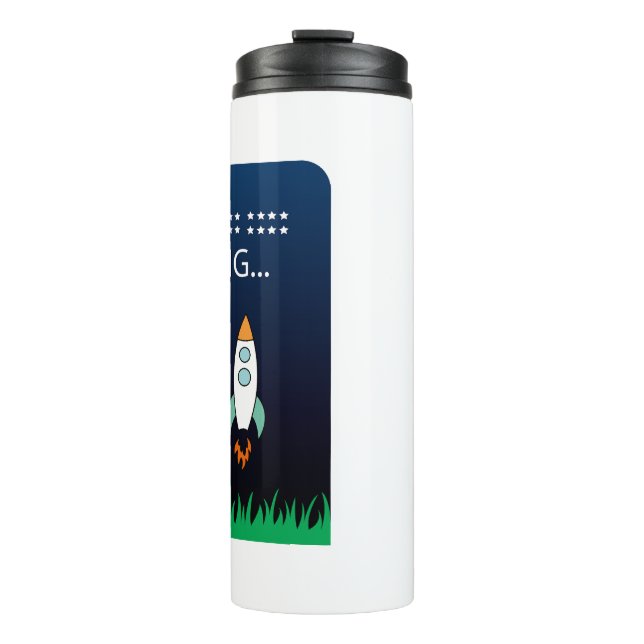 Space Rocket Thermal Tumbler (Front)