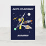 Space Rockets - 7th Birthday Card