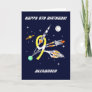 Space Rockets - 9th Birthday Card