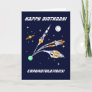 Space Rockets - Birthday Card