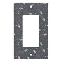 Space rockets  light switch cover